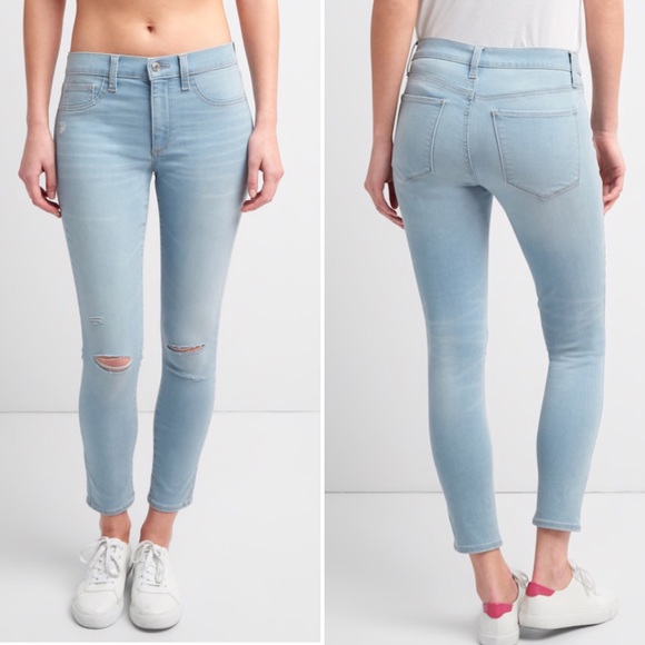 GAP ❤️ Washwell Midrise Jeggings - Picture 1 of 8